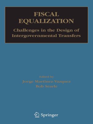 cover image of Fiscal Equalization
